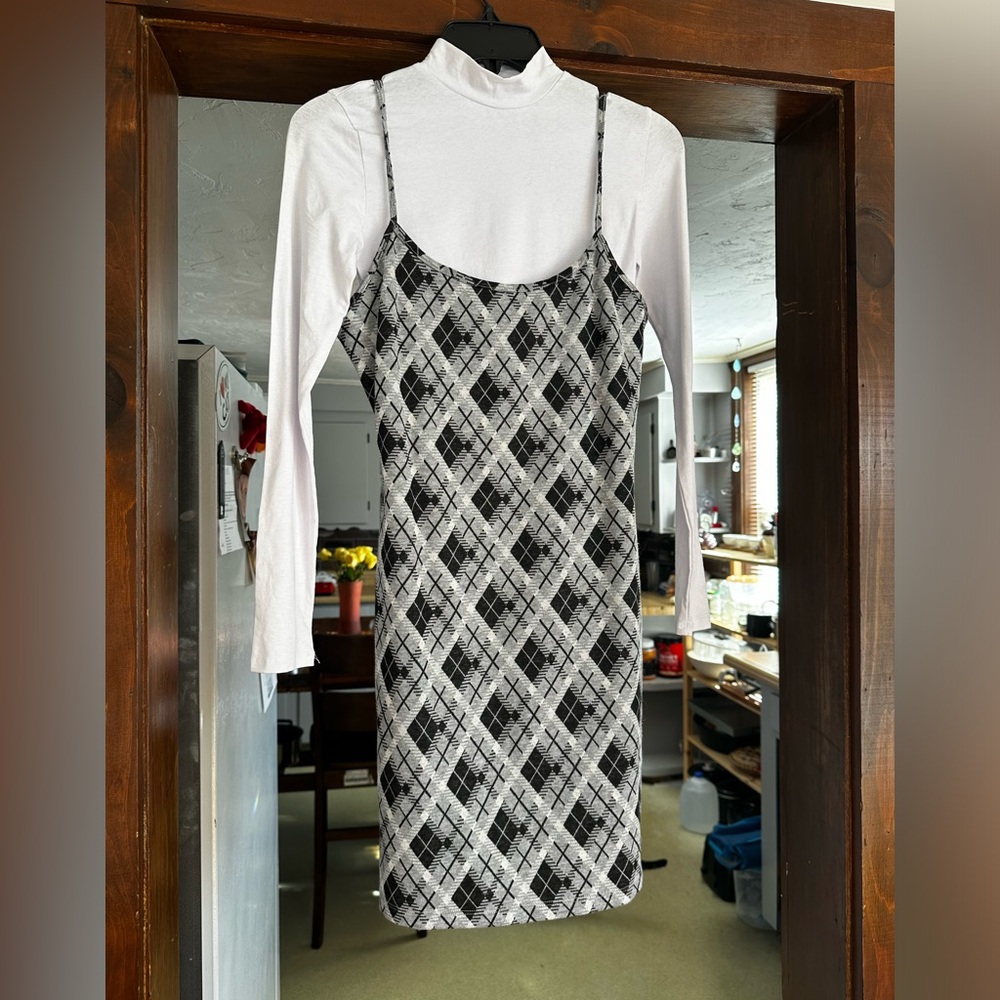 Two Piece Turtle Neck Dress